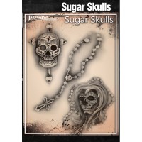 Airbrush Tattoo Pro Stencil Sugar Skulls (Sugar Skulls)